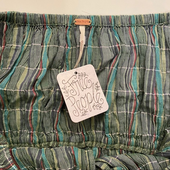 NWT Free People | Vivi Smocked Stripe Top - Picture 5 of 5